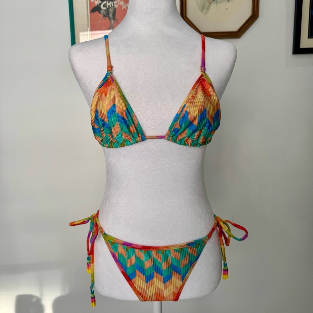 NEW Farm Rio Light Chevron Bottoms